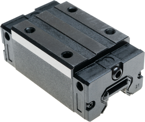 A linear guide rail, in conjunction with...