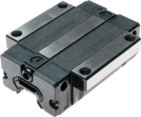 A linear guide rail, in conjunction with...