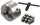 3-jaw chuck; Ø100mm; w.exchange jaws and wrench