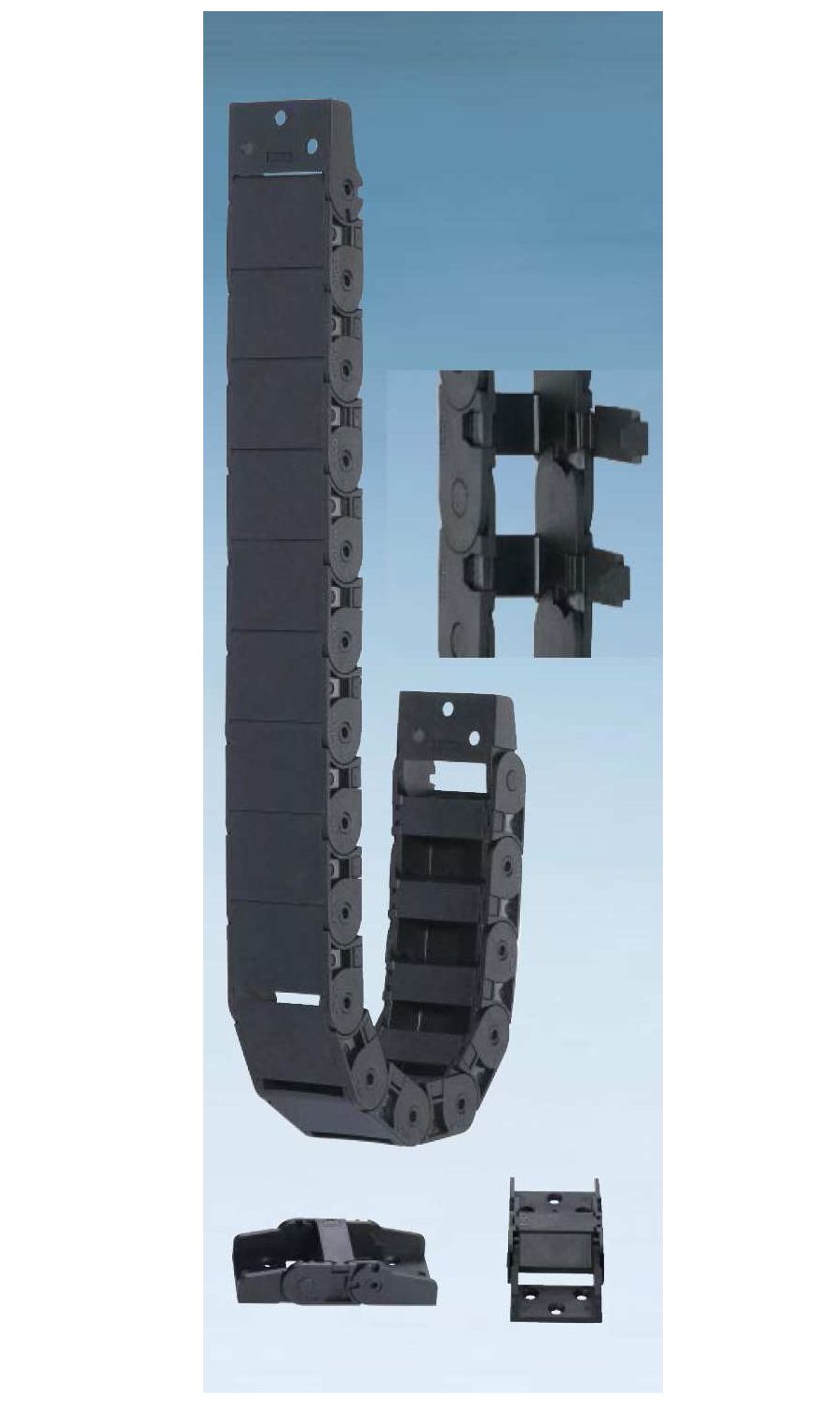 1M TUZUK Kunststoff Flexible Nested Semi Colsed Cable Drag Chain 10 mm x 15 mm Drahtkabelträger Twist Chains für 3D-Druckerteile CNC 3D Mini-Elektromaschinen Fräser 